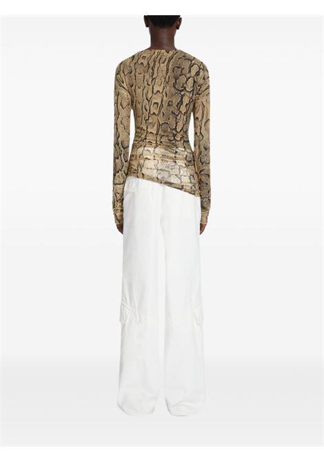snake print tee man sand DRIES VAN NOTEN | 251-021129-1620101